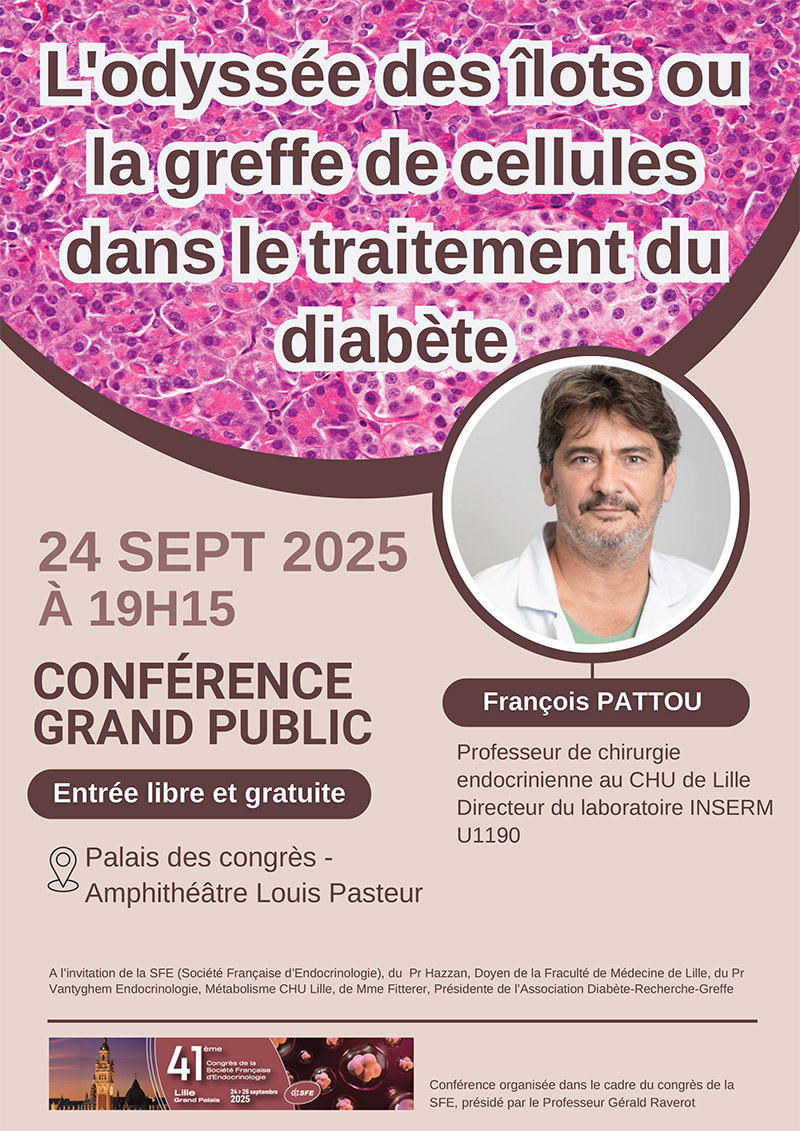 Affiche Conférence grand public SFE 2025